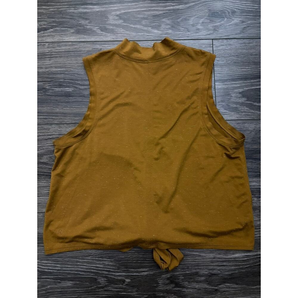 Lululemon Mock Neck Top with Front Tie